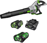 EGO POWER+ 56V 765 CFM 200 MPH Handheld Blower w/ 5.0Ah & 2.5Ah Batteries – $319 ($528 Value) $319.00