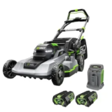 EGO POWER+ LM2122SP Self-Propelled Electric Lawn Mower with 2x 4.0Ah Batteries for $400