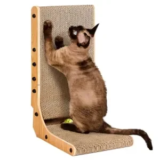 EHEYCIGA 19″ Cardboard Cat Scratcher Now $11