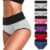 Eiggam Women’s Cotton High Waist Panties – 6 Pack for $9.99