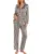 Ekouaer Women’s 2 Piece Long Silk Pajama Set for $11.99