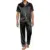 Ekouaer Men’s Satan Pajama Set (2-Piece) $13.99