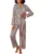 Ekouaer Women’s Silk Satin Stripe Pajamas Set for $11.99