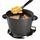 Electric Deep Fryer with Removable Divider for $75.59