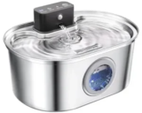Emdoro 108oz Stainless Steel Cat Water Fountain – $11