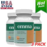Emma Gut Health Supplement for Bloating Relief & Leaky Gut – 180 Capsules (3 Pack) – $13.99