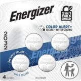 Energizer 2032 3V Lithium Coin Batteries (4-Pack) for $4.22