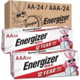 Energizer AA and AAA Batteries (48-Count) for $21.85