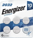 6-Pack Energizer CR2032 Lithium Coin Cell Batteries for $5.55