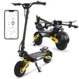 EOEOTWO Dual Motor Electric Scooter for Adults – 40MPH, 2400W, 52V, 23.4AH for $779.00