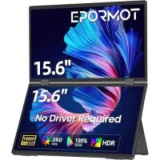 Epormot Dual-Screen 15.6″ 1080p IPS USB-C Portable Monitor for $119.99