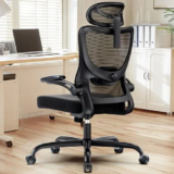Ergonomic High Back Office Chair with Adjustable Lumbar Support for $63.34