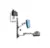 Ergotron LX Series Wall Mount System with Small CPU Holder for $322.09