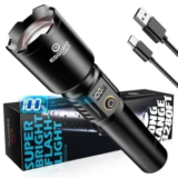Esgofo Rechargeable USB-C LED Waterproof Flashlight – $5.03