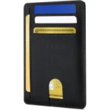 Espera Microfiber Leather RFID Blocking Slim Front Pocket Wallet $4.49