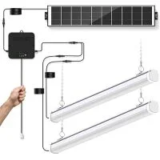 Etetale 1500lm Dual LED Solar Shed Light Kit for $44.99