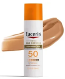 Eucerin Sun Tinted SPF 50 Age Defense Sunscreen Lotion with Hyaluronic Acid for $11