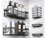 Eudele 5-Piece Large Bathroom Shower Caddy for $9.99