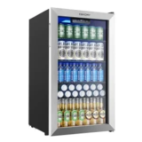 Euhomy 130-Can Beverage Mini Refrigerator for $130