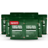 12-Count Ever Ready First Aid 6.6″ Vented Chest Seal for $34.97 $35