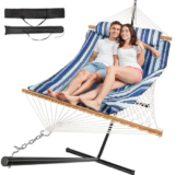 Everyfun 2-Person Outdoor Hammock with Stand for $69.99