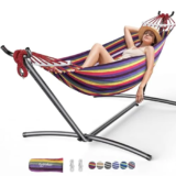 Everyfun Double Hammock with Stand for $49.50