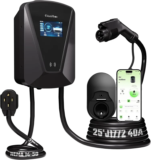 Evwallbox 40-Amp Level 2 EV Charger with 25′ Cable for $279.99