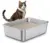 Exovyn Stainless Steel Litter Box 17.7″ x 13.77″ for $17