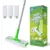 Eyliden 360 Swivel Sweeper Mop with 36 Disposable Cloths for $11