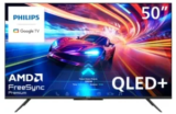 Philips 50″ QLED+ 4K UHD Google Gaming Smart TV (50PUG7675/F7) – $258