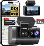 Faimee F6 4K WiFi GPS Dash Camera with 2K Rear Cam and 64GB Card for $47.99