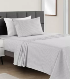 Fairfield Square Collection Microfiber 3-Piece Sheet Set for $7.99