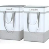 FairyHaus 78L Collapsible Laundry Basket (2-Pack) for $9.99