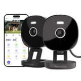 FAMVIVA 2K Wired Security Camera – 2 Pack for $25.49