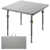 FanttikOutdoor 34″ Square Folding Card Table Now $60 with Free Shipping