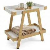 Farmhouse 2-Tier Side Table for $1