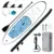 FEATH-R-LITE 10.5′ Inflatable Stand Up Paddle Board (Navy Blue/Black Ocean) $80