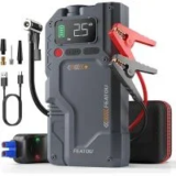 Featou V5 5-in-1 5500A Jump Starter with Air Compressor for $35.97