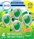 Febreze Bathroom Air Freshener (Gain Original Scent, 4-Count) for $9.62