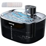 FEELNEEDY Wireless Cat Water Fountain 4L for $25.19