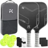 FeichangKeji T700 Carbon Fiber Pickleball Paddles Set of 2 for $90.29