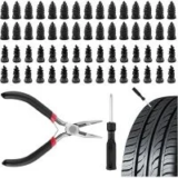 Figpade 60-Piece Tire Repair Kit with Pliers & Screwdrivers for $4.89