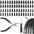 Figpade 60-Piece Tire Repair Kit with Pliers & Screwdrivers for $4.89