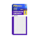 Filtrete 12x24x1 Air Filter MERV 12 MPR 1500 – 2-Pack for $10.07