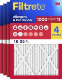 4-Pack Filtrete Allergen Defense 1000 MPR Air Filters for $23
