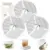 Finenut 6″ Silicone Lids for Bowls (3-Pack) – $7.79