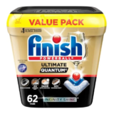 Finish Ultimate Quantum Infinity Shine Dishwasher Detergent Pods – 62 Count for $12.59