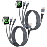 2-Pack 5′ Firsting 3-in-2 Multi Charging Cable for $8.99