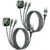 2-Pack 5′ Firsting 3-in-2 Multi Charging Cable for $8.99