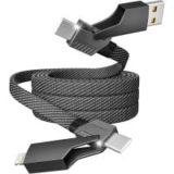 Firsting 65W 4-in-1 USB-C & Lightning Cable for $6.29
